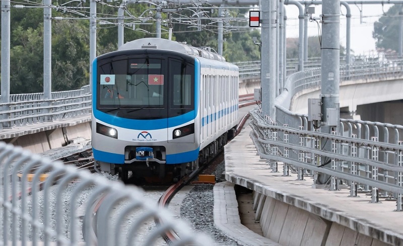 Tàu Metro số 1 Bến Thành - Suối Tiên chính chức đưa vào hoạt động từ ngày 22/12/2024. Ảnh: TL