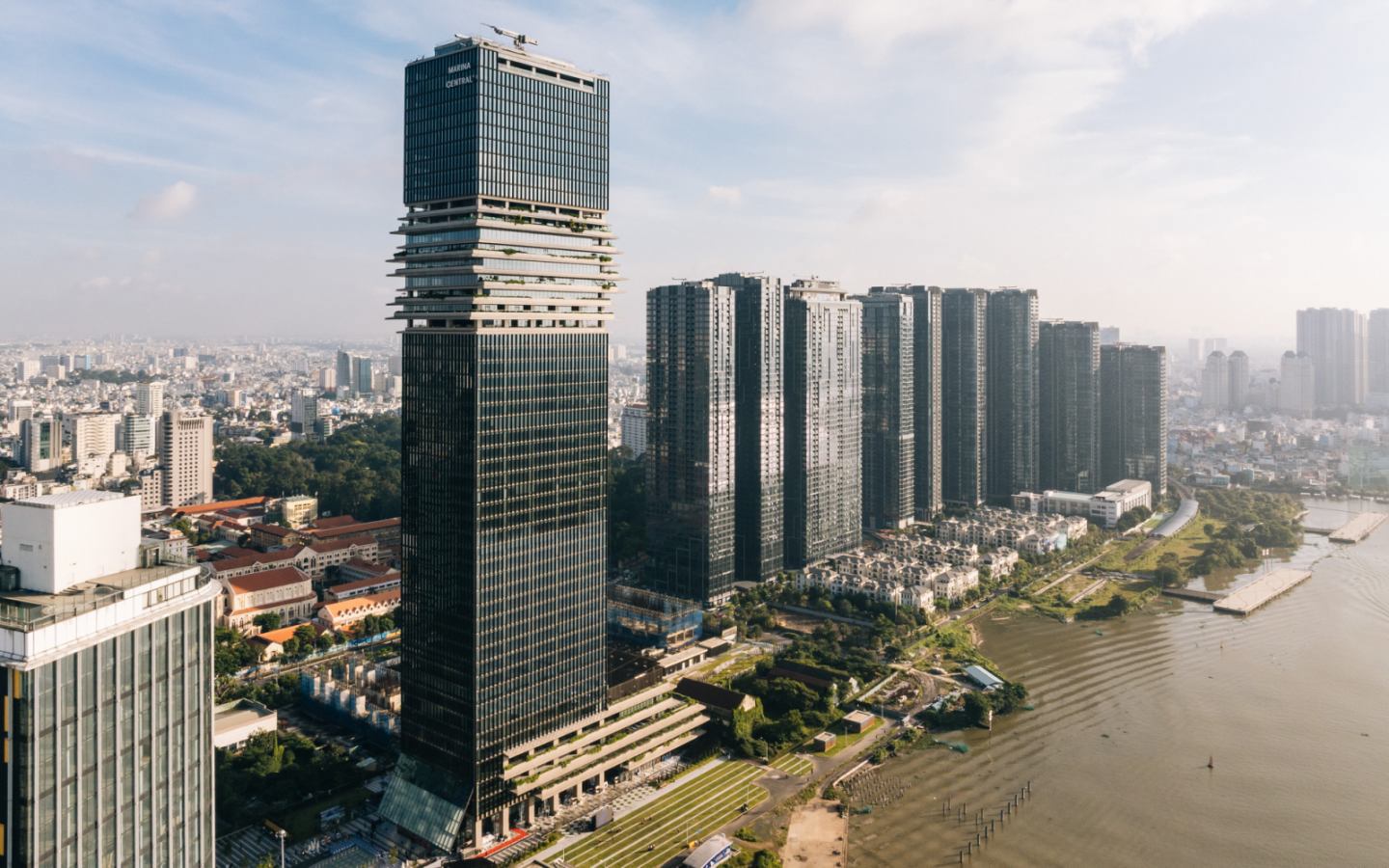 Trung tâm tài chính quốc tế Việt Nam tại TP. Hồ Chí Minh đang được triển khai.