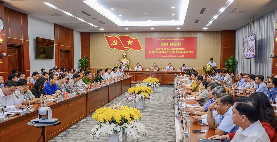 Sau 2 tháng vận hành, mô hình chính quyền địa phương hai cấp tại tỉnh Cà Mau cơ bản hoạt động ổn định. Ảnh: P.N