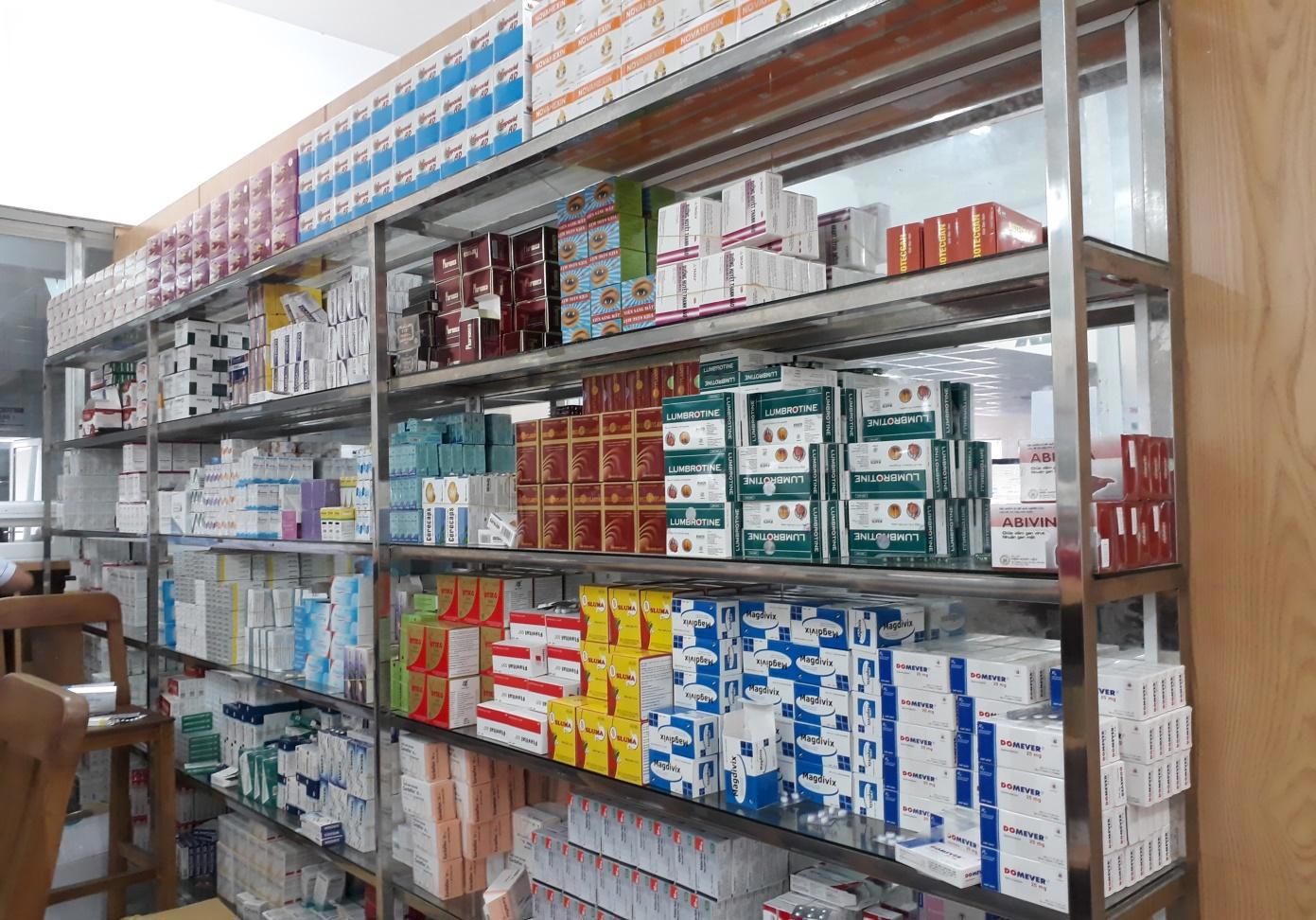 Tủ thuốc y tế tại bệnh viện. Ảnh: Minh họa