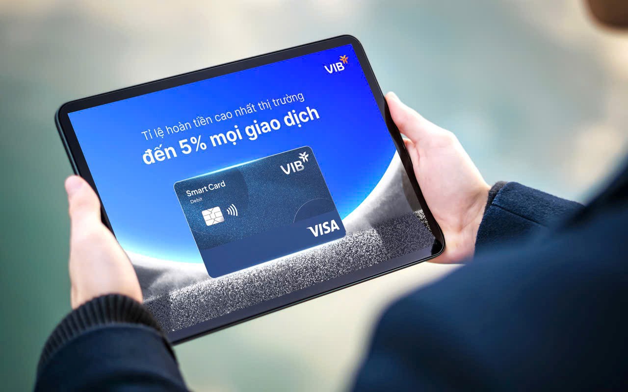 VIB ra mắt bộ thẻ thanh toán quốc tế hoàn tiền cao top đầu thị trường. Ảnh: VIB