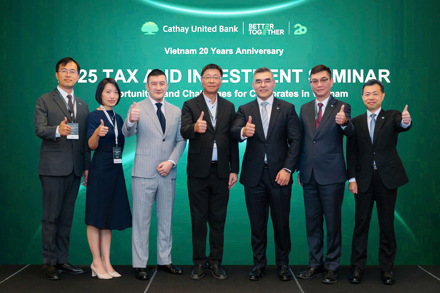 Ngân hàng Cathay United Bank tổ chức diễn đàn thuế và đầu tư tại Hà Nội, Việt Nam, nhằm cung cấp cho các khách hàng doanh nghiệp những thông tin chuyên sâu về xu hướng đầu tư tại thị trường Việt Nam.