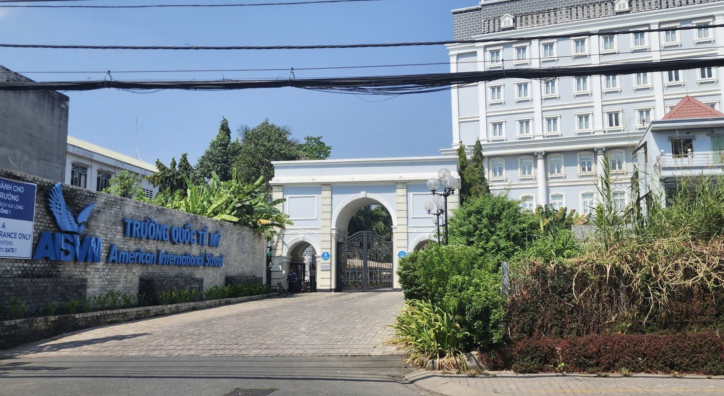 Trường Tiểu học-THCS-THPT Quốc tế Mỹ. Ảnh: Lê Văn