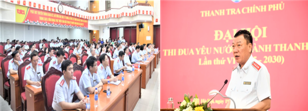 Toàn cảnh Đại hội Thi đua yêu nước ngành Thanh tra lần thứ VI (2026 -2030).