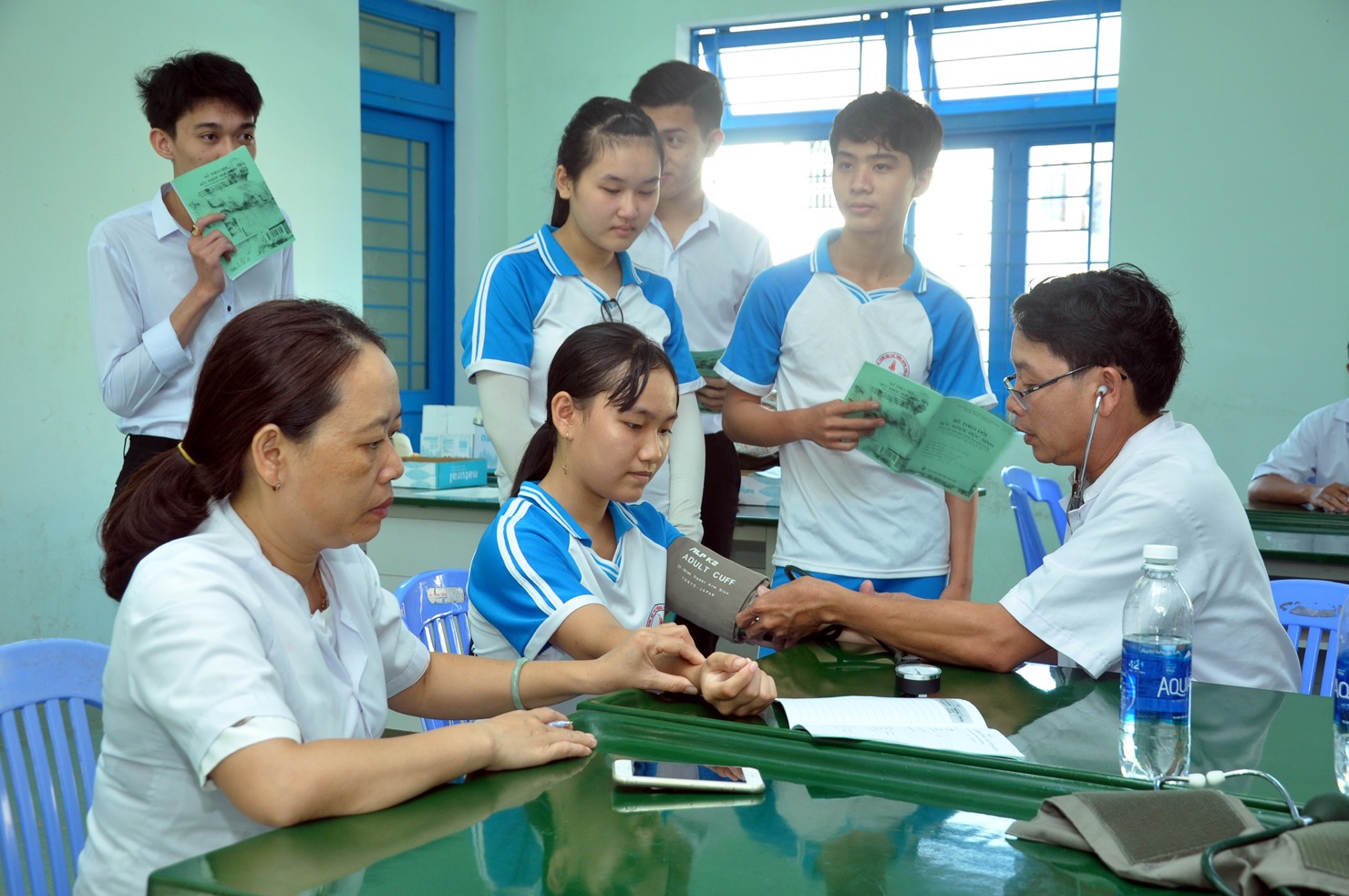 Chăm sóc sức khỏe ban đầu tại trường học cho học sinh TP. Đà Nẵng. Ảnh: T. Dũng