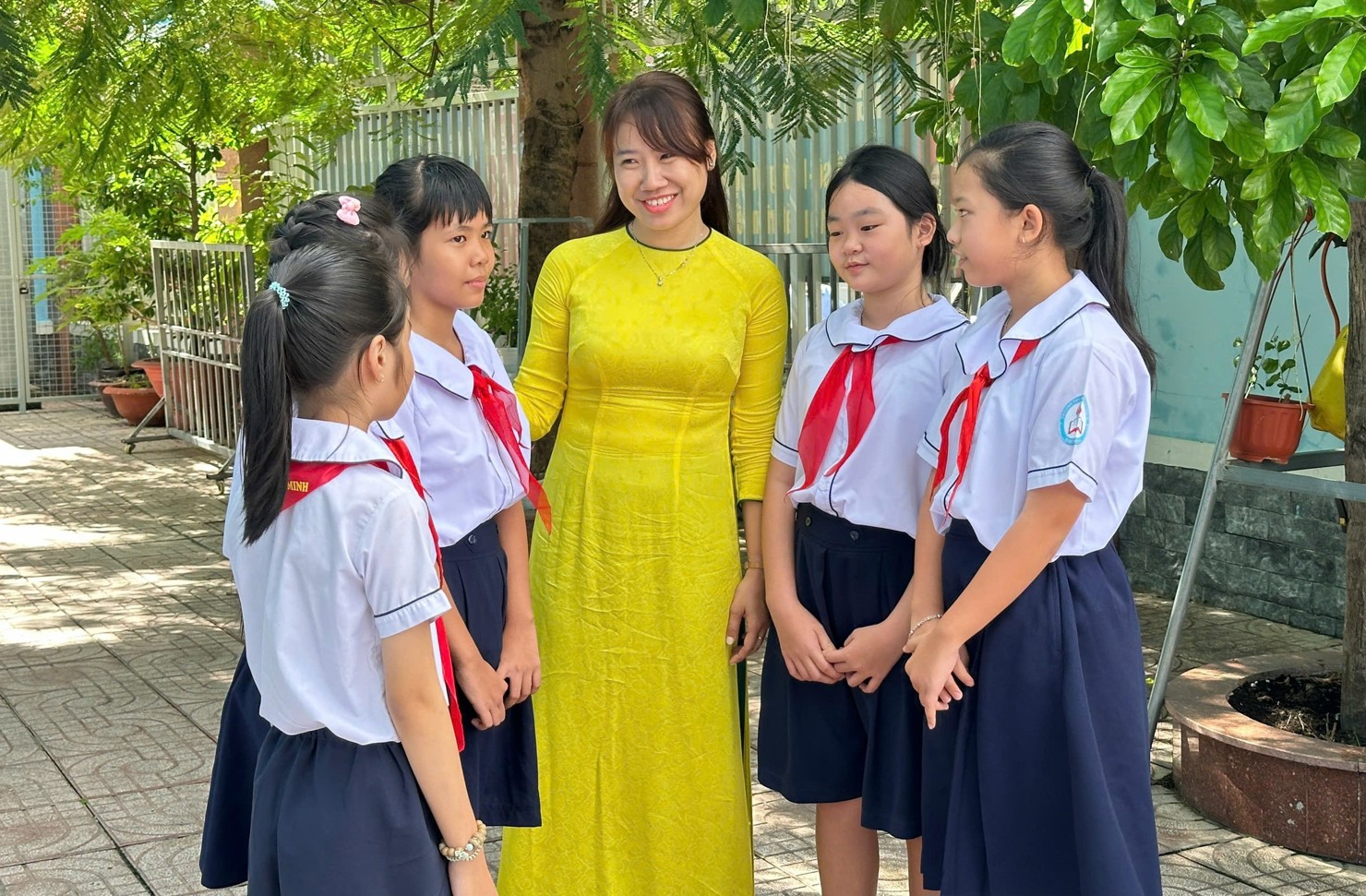 Giáo viên ở TP. Hồ Chí Minh. Ảnh: PT