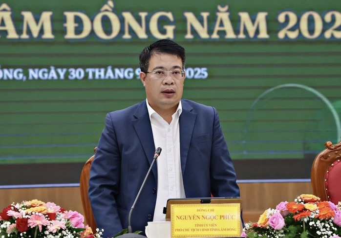 Phó Chủ tịch UBND tỉnh Lâm Đồng Nguyễn Ngọc Phúc khẳng định, tỉnh Lâm Đồng sẽ luôn đồng hành cùng doanh nghiệp. Ảnh: N.L
