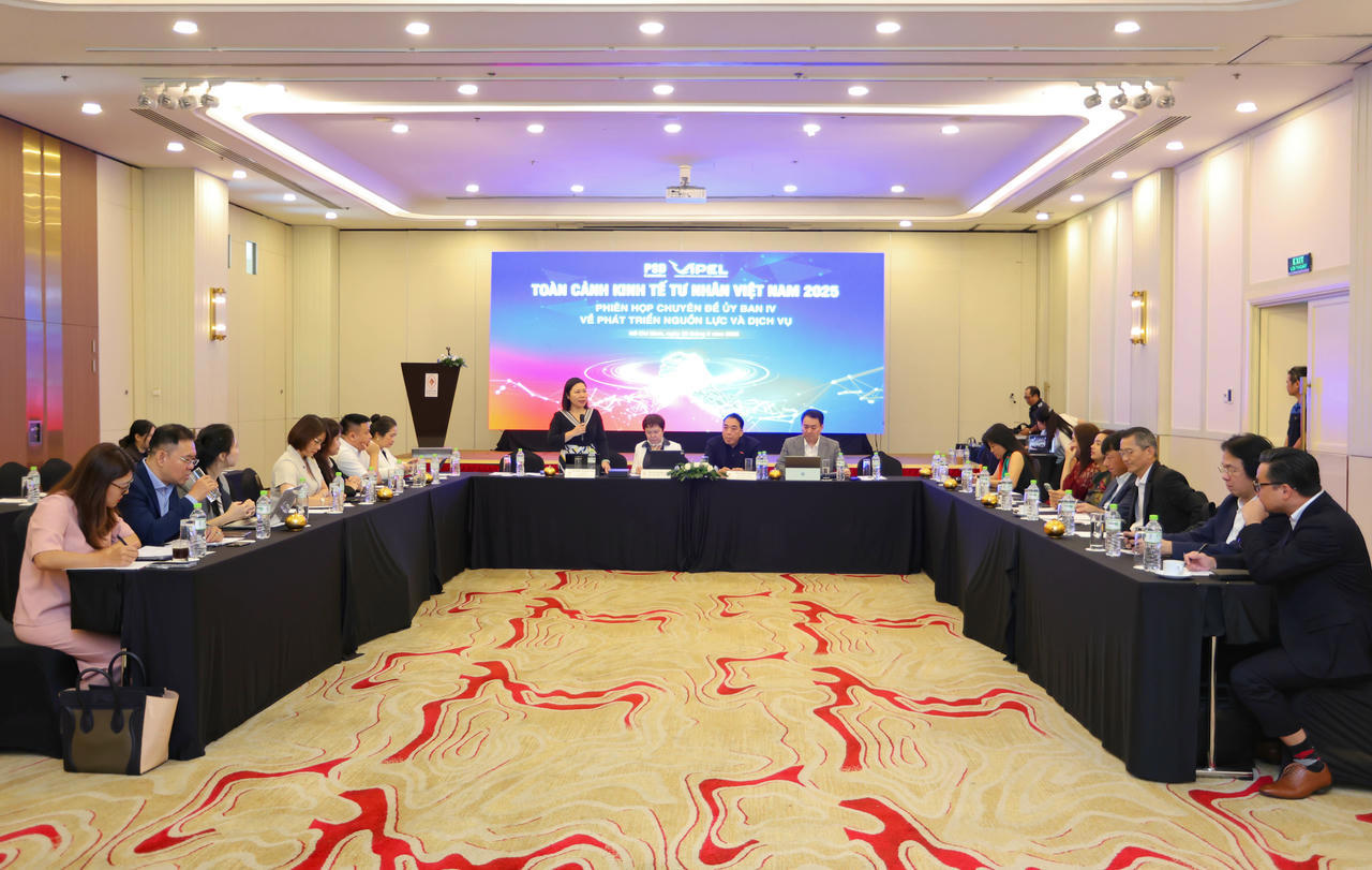 Phiên họp chuyên đề Ủy ban IV về phát triển nguồn lực và dịch vụ trong khuôn khổ Chương trình Toàn cảnh Kinh tế tư nhân Việt Nam