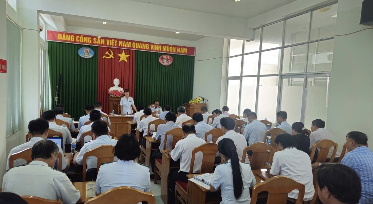 Thanh tra tỉnh Lâm Đồng công bố Quyết định thanh tra. Ảnh: Thanh tra tỉnh Lâm Đồng