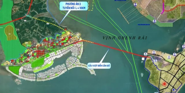 Đề xuất xây dựng cầu vượt biển của Vingroup gắn liền với chiến lược đầu tư quy mô lớn của tập đoàn tại Cần Giờ. Ảnh: VIC