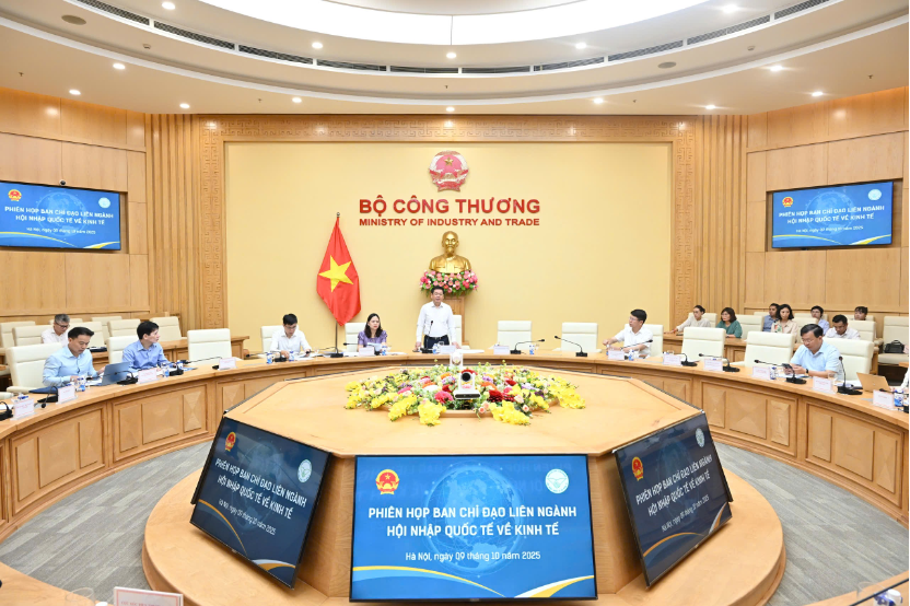 Phiên họp lần thứ nhất năm 2025 của Ban chỉ đạo liên ngành hội nhập quốc tế về kinh tế.
