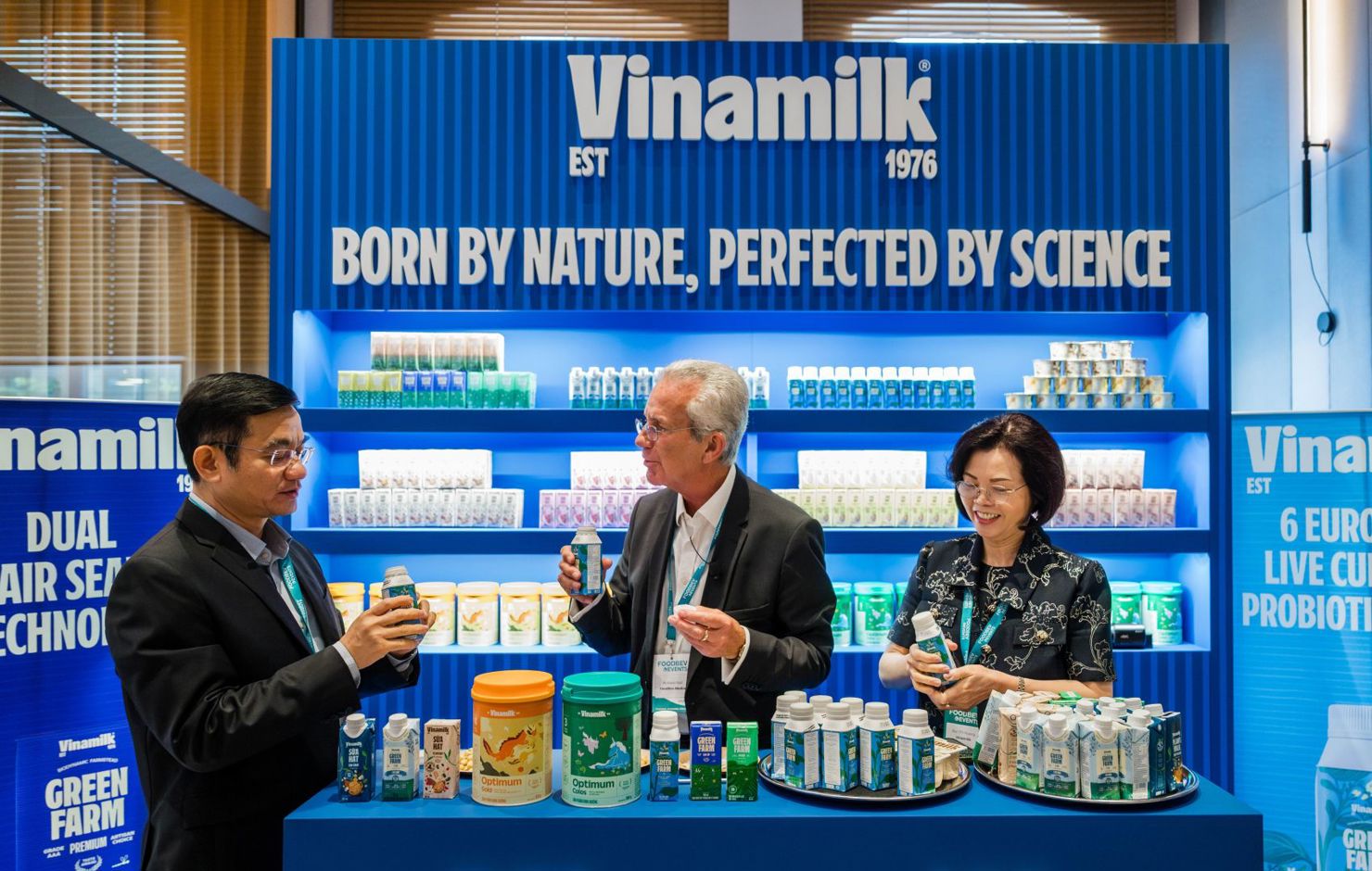 Vinamilk tại Hội nghị Sữa Toàn cầu. Ảnh ST.
