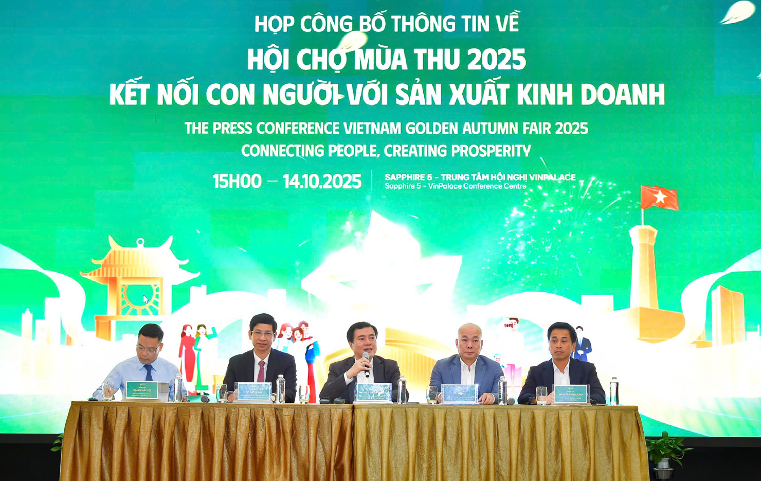 Họp báo công bố thông tin về Hội chợ Mùa Thu 2025.