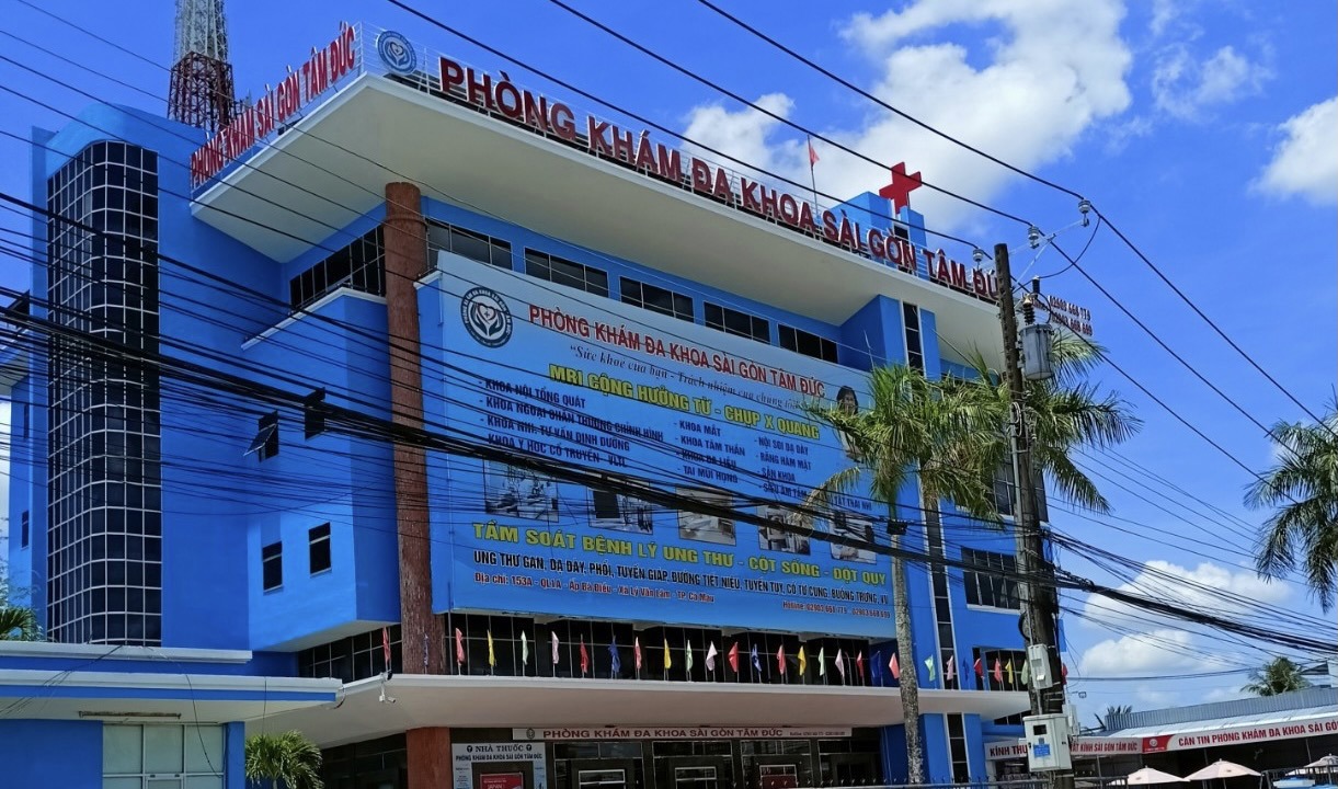 Phòng khám Đa khoa Sài Gòn Tâm Đức (Cà Mau). Ảnh: CTV