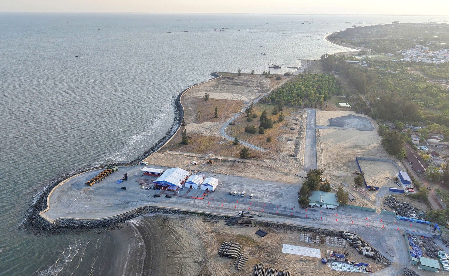 Dự án Khu đô thị lấn biển Cần Giờ nộp ngân sách khoảng 27.000 tỷ đồng. Ảnh: VT