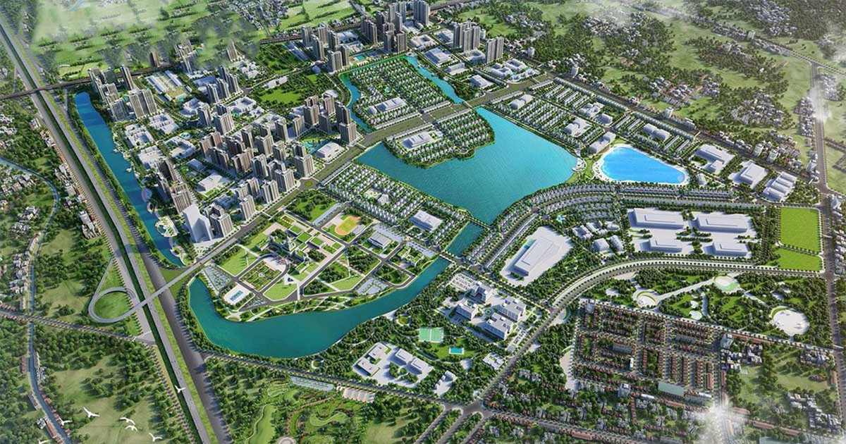 Phối cảnh tổng thể của Dự án Khu đô thị Đại học Quốc tế Berjaya Việt Nam. Ảnh minh họa