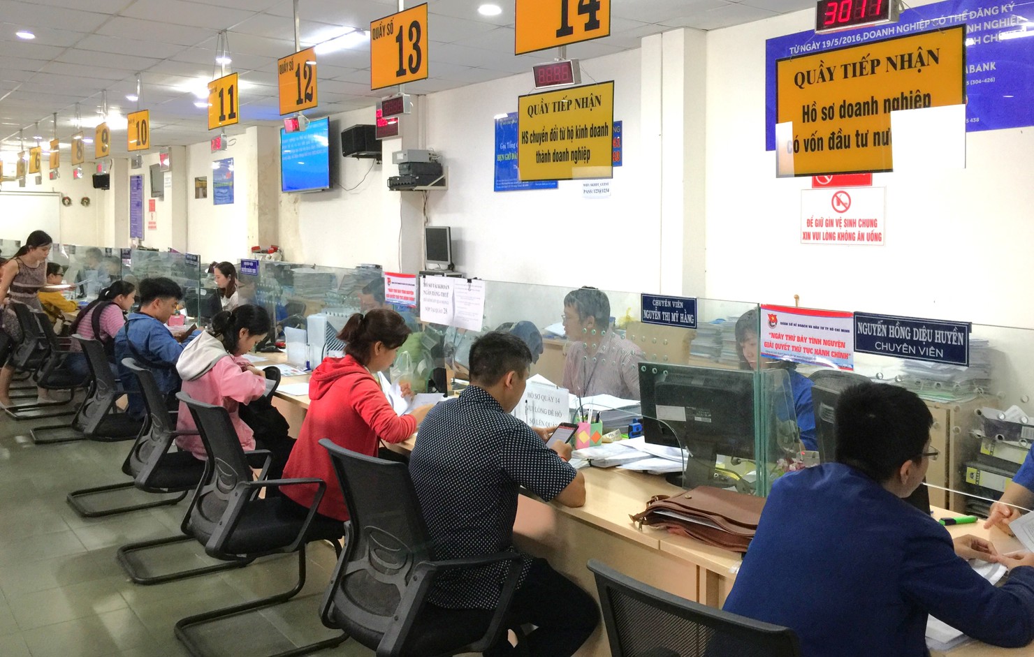 Doanh nghiệp đăng ký kinh doanh tại TP. Hồ Chí Minh. Ảnh: Phạm Thọ