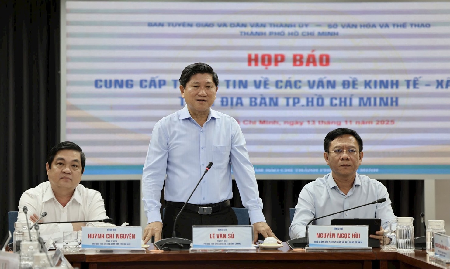 Phó Chủ tịch UBND tỉnh Cà Mau Lê Văn Sử cho biết, sự kiện nhằm quảng bá trọn vẹn “Hương rừng - Vị biển” cùng thương hiệu Cua Cà Mau nổi tiếng. Ảnh: L.V