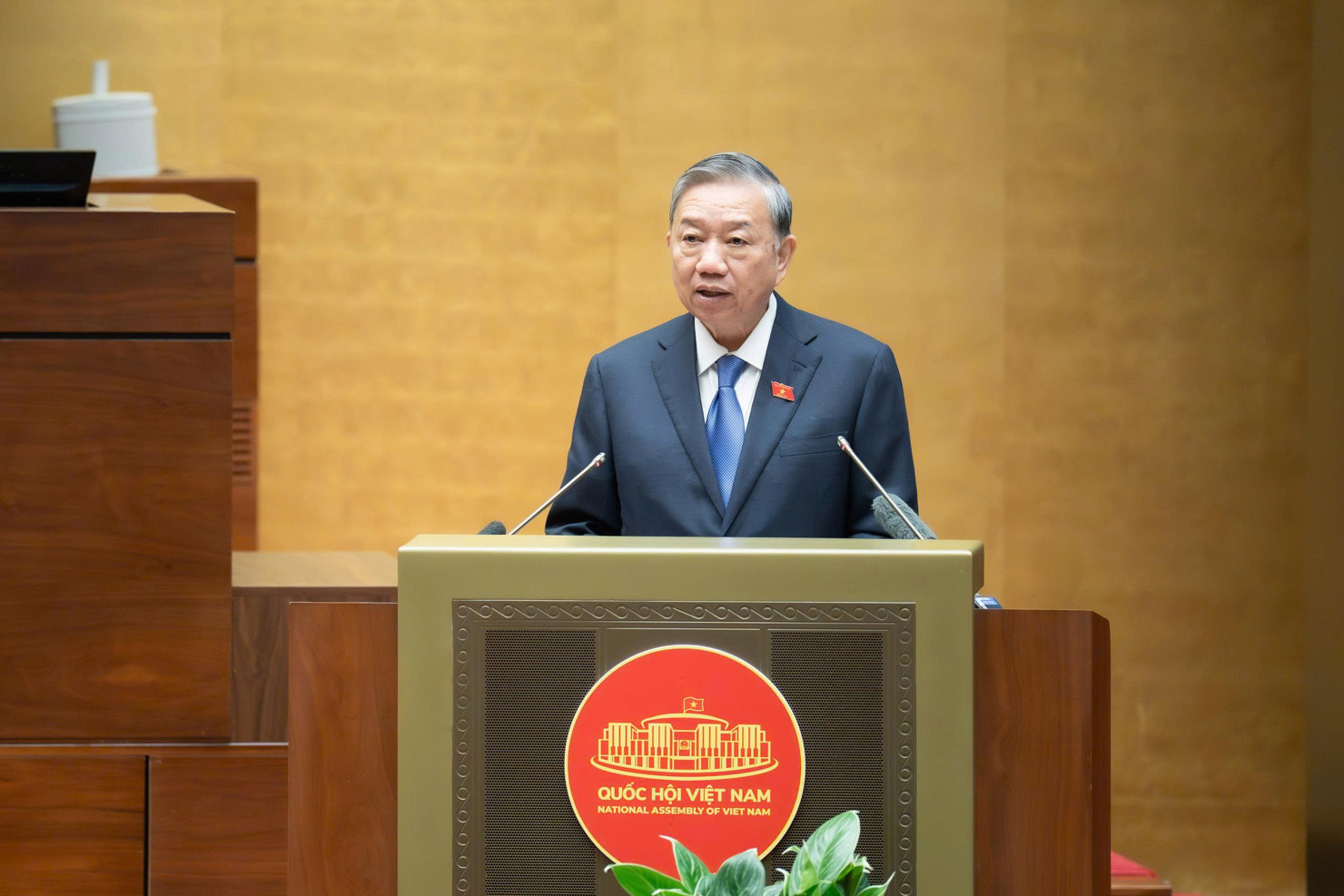 Tổng Bí thư Tô Lâm phát biểu tại Hội nghị.