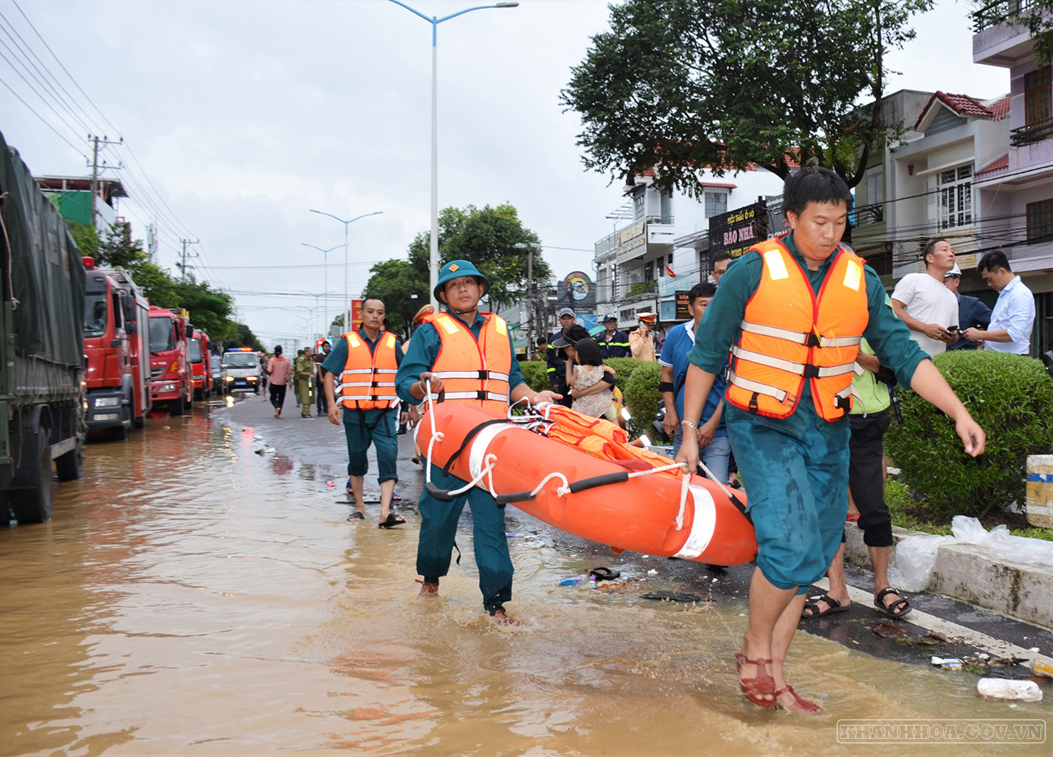 Mưa lũ gây thiệt hại nặng nề tại tỉnh Khánh Hòa