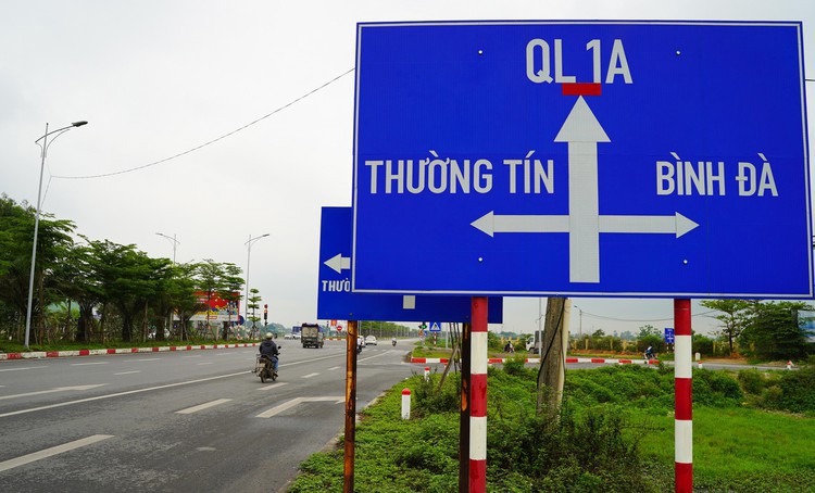 Đường trục phía Nam Hà Nội. Ảnh: Báo Dân trí.
