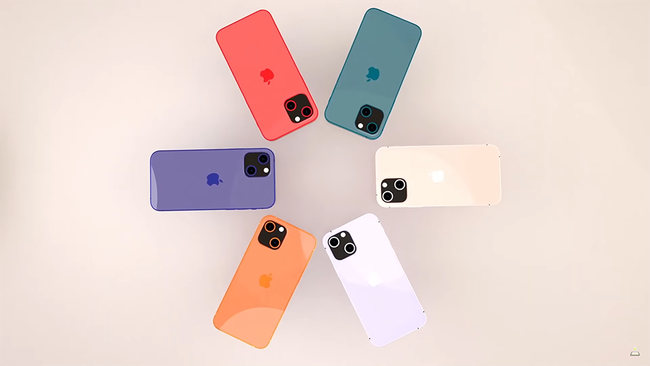  Concept iPhone 13 nhiều màu sắc. Nguồn: internet