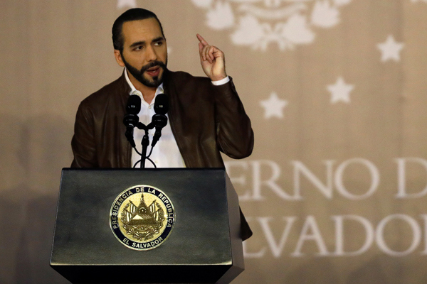 Tổng thống El Savlaldor Nayib Bukele.