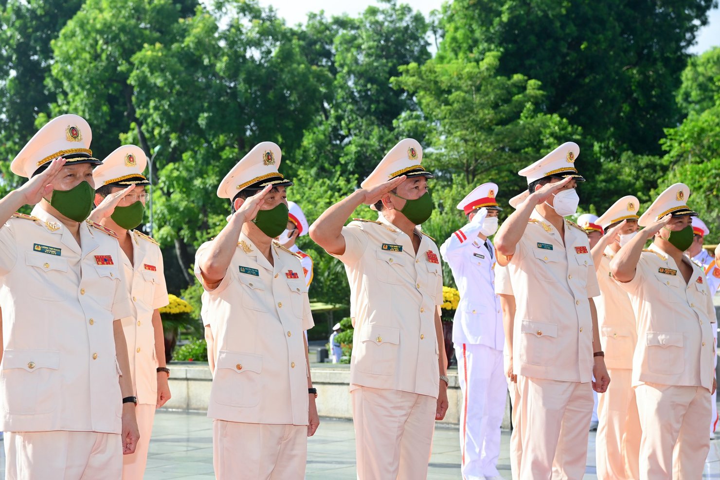 Đo&agrave;n đại biểu Đảng ủy C&ocirc;ng an Trung ương - Bộ C&ocirc;ng an