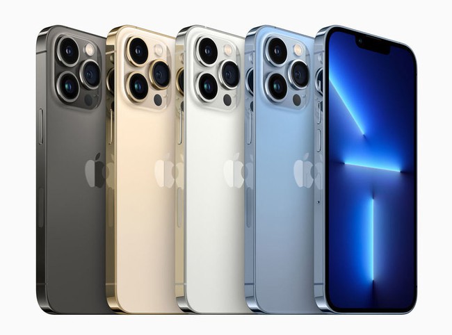 iPhone 13 Pro và 13 Pro Max đều trang bị 3 camera sau 