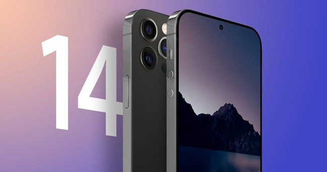 Concept iPhone 14 với màn hình đục lỗ mới 