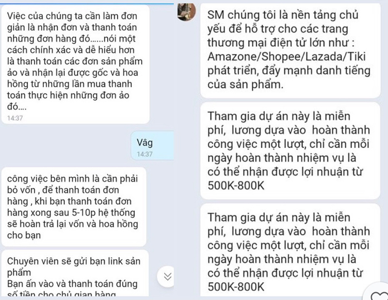 Cảnh giác chiêu lừa tuyển cộng tác viên bán hàng online - Ảnh 1