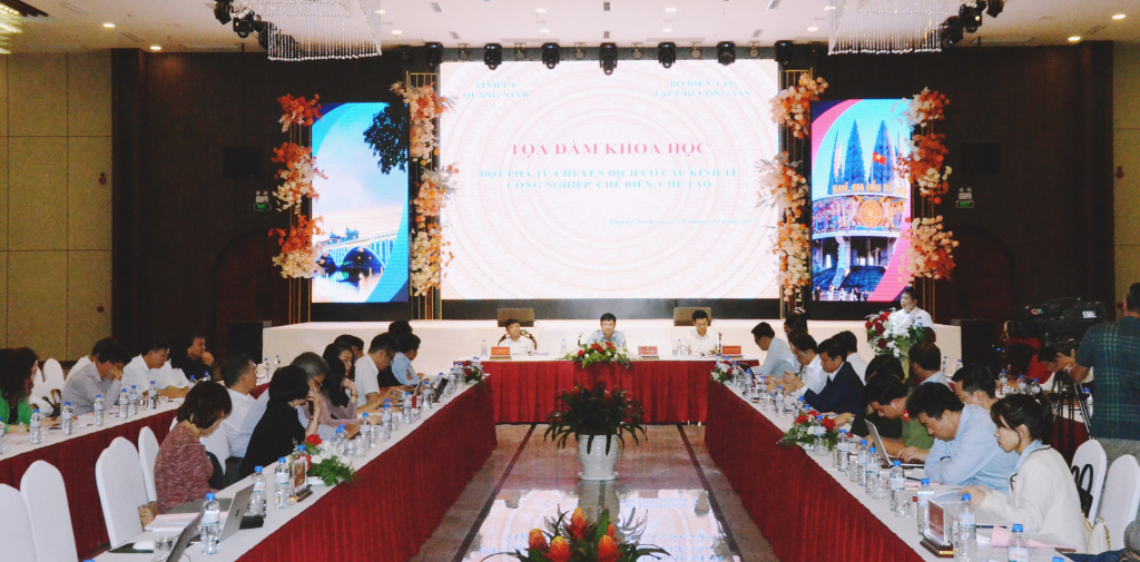 Tọa đàm khoa học “Đột phá từ chuyển dịch cơ cấu kinh tế công nghiệp chế biến, chế tạo”