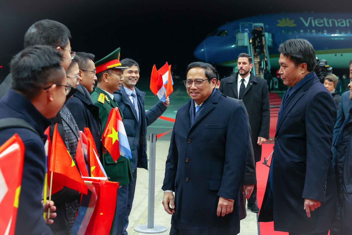 Chuyến thăm của Thủ tướng Phạm Minh Chính làm sâu sắc thêm quan hệ hữu nghị và hợp tác với Luxembourg, mở rộng hợp tác trên các lĩnh vực thế mạnh của mỗi nước, phù hợp với nhu cầu phát triển của Việt Nam như công nghệ dược phẩm, logistics... - Ảnh: VGP/Nhật Bắc