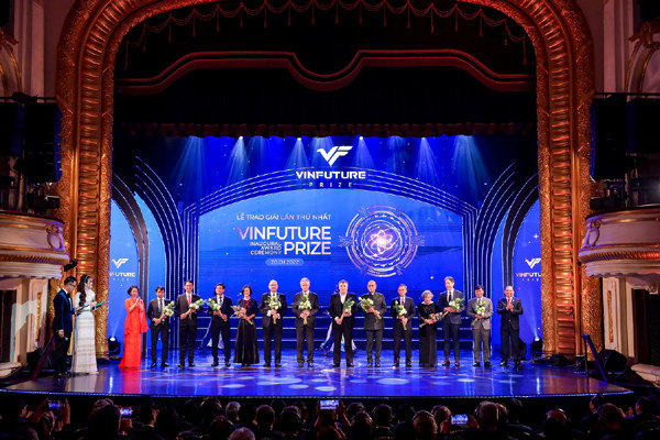 Sự kiện Lễ trao giải VinFuture 2022 sẽ được truyền hình trực tiếp trên sóng Đài Truyền hình Việt Nam. Ảnh: VIC.