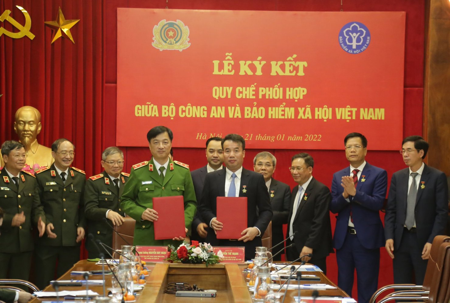 BHXH Việt Nam ký Quy chế phối hợp với Bộ Công an.