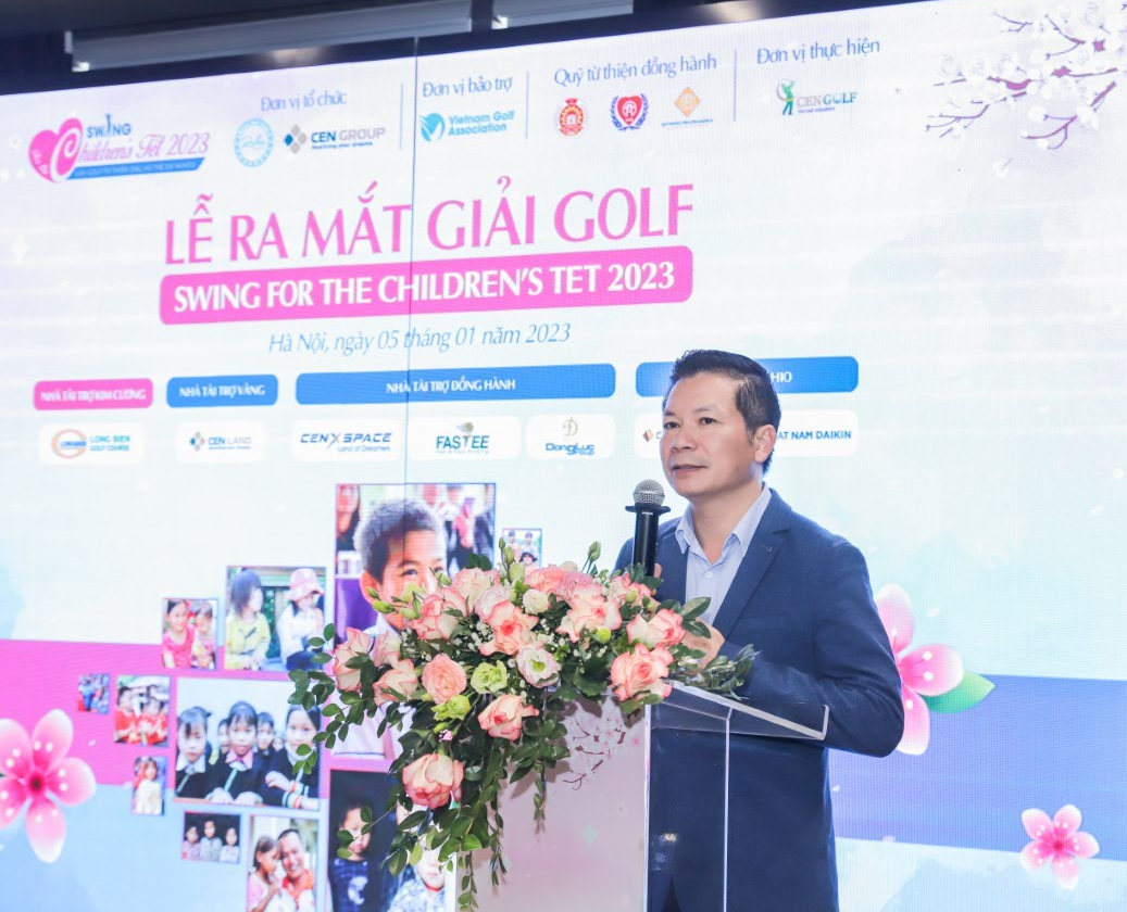 Ông Phạm Thanh Hưng - Phó Chủ tịch HĐQT Cen Group phát biểu tại buổi lễ.