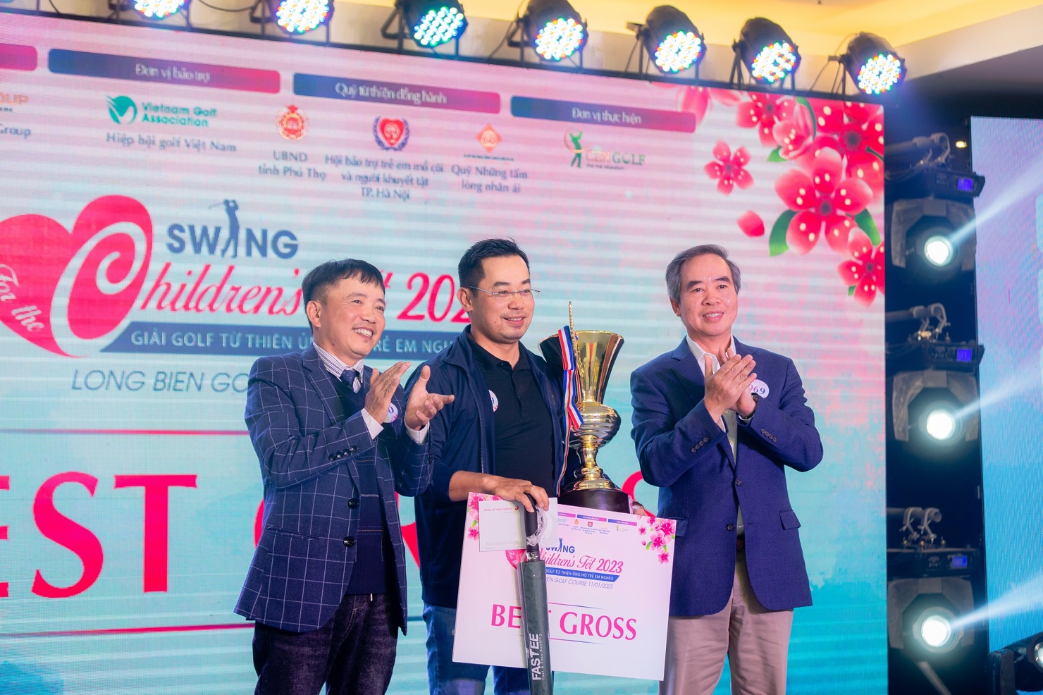 Best Grosss của giải Golf từ thiện năm 2023 thuộc về golfer Phạm Lê Cường. 