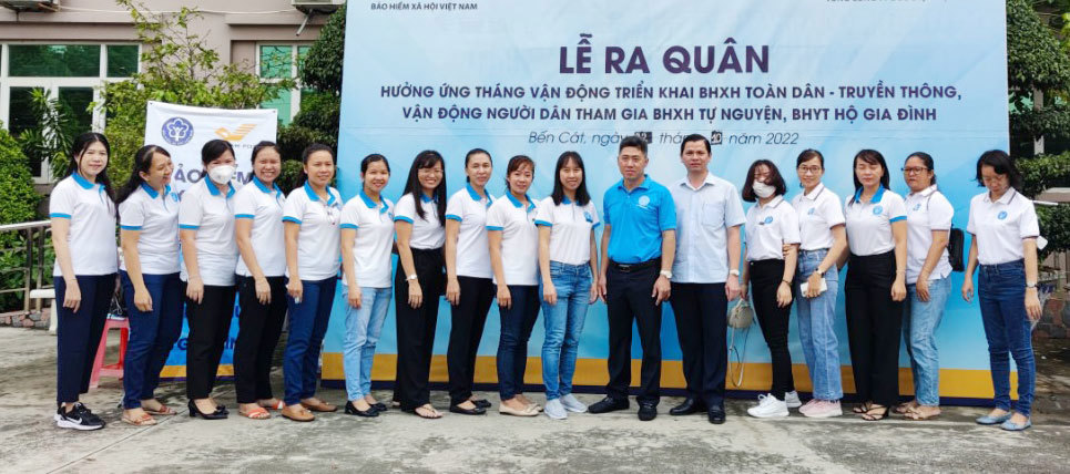 Lễ ra quân triển khai tháng vận động triển khai BHXH toàn dân để phát triển BHXH tự nguyện, BHYT hộ gia đình được ngành BHXH Việt Nam lan tỏa rộng khắp trên cả nước và đạt được kết quả tích cực.