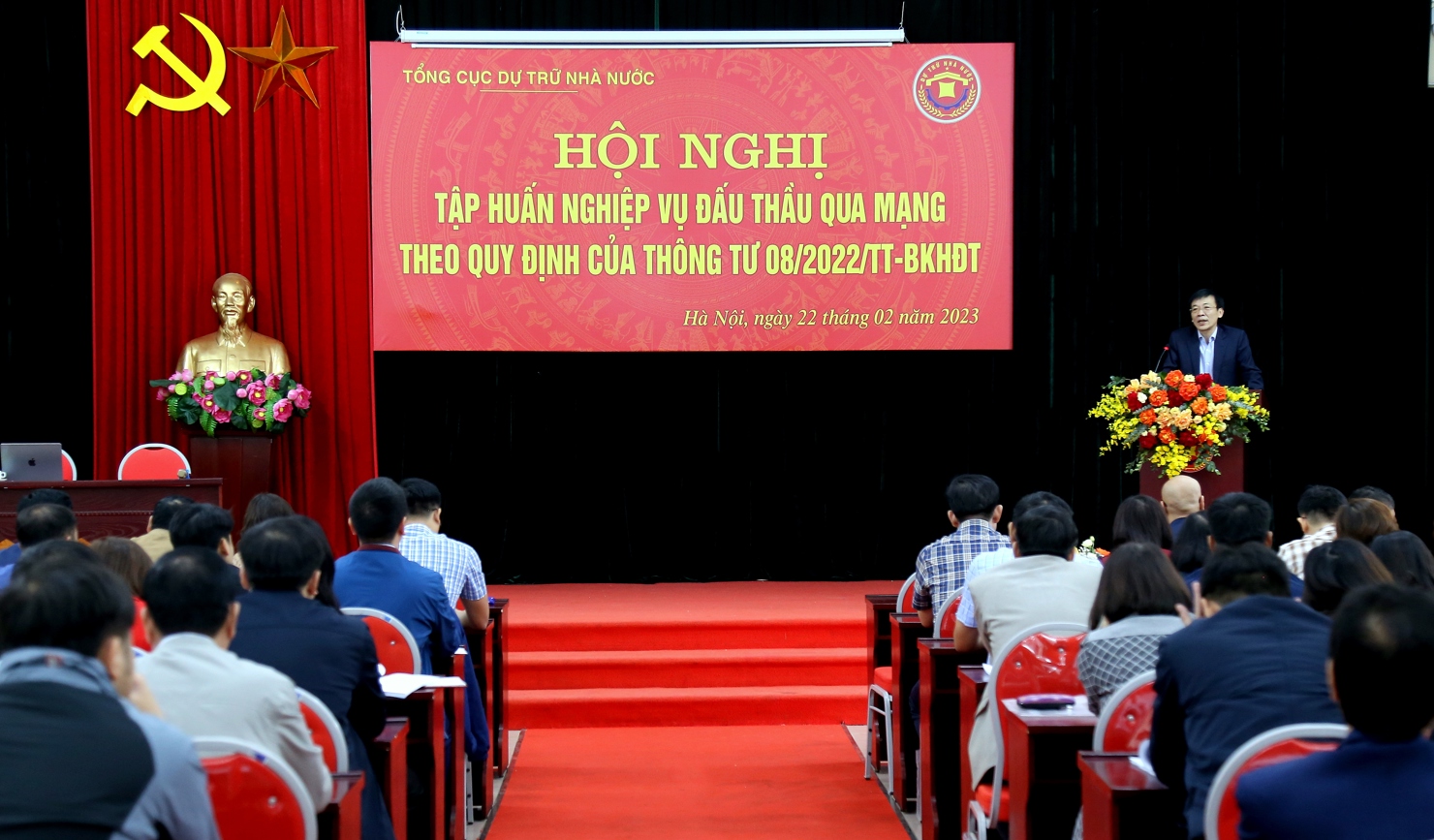 Ph&oacute; Tổng cục trưởng Tổng cục DTNN La Văn Thịnh ph&aacute;t biểu tại hội nghị.&nbsp;