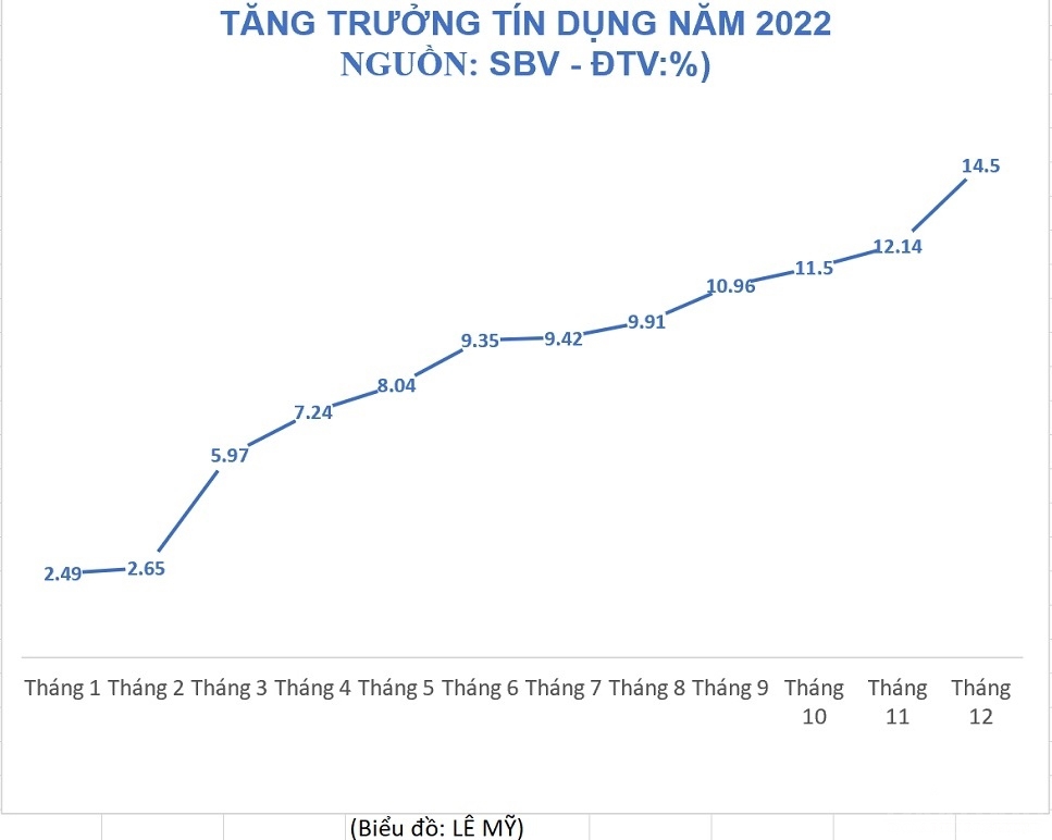 Nhiều doanh nghiệp cho rằng biện ph&aacute;p giới hạn tăng trưởng t&iacute;n dụng v&agrave; điều chỉnh trong 2022 vẫn c&ograve;n giật cục.