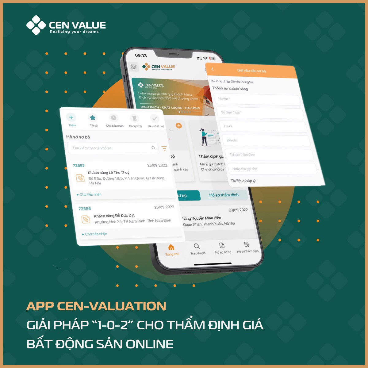 App Cen Valuation được đánh giá sẽ tạo ra “cuộc cách mạng” cho thẩm định giá bất động sản online.