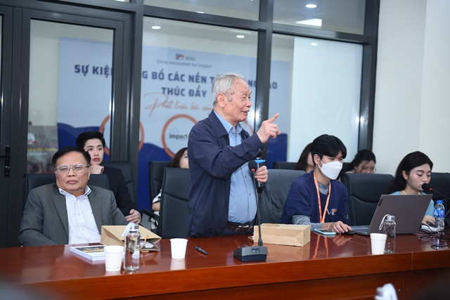 GS. TS. V&otilde; Đại Lược ph&aacute;t biểu tại sự kiện.