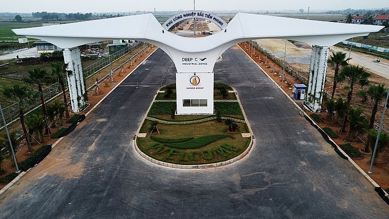 Khu c&ocirc;ng nghiệp DEEP C ở miền bắc Việt Nam l&agrave; nơi nhiều nh&agrave; cung cấp Trung Quốc đặt ch&acirc;n. &nbsp;