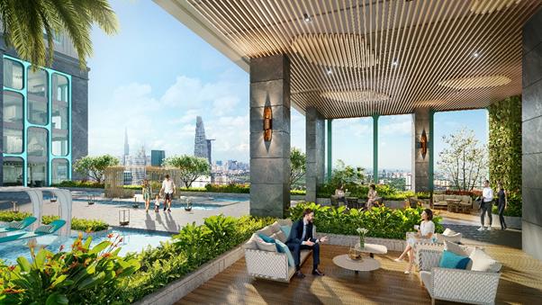 Phối ảnh dự án Tổ hợp căn hộ thương mại The Grand Manhattan. Ảnh: NVL.