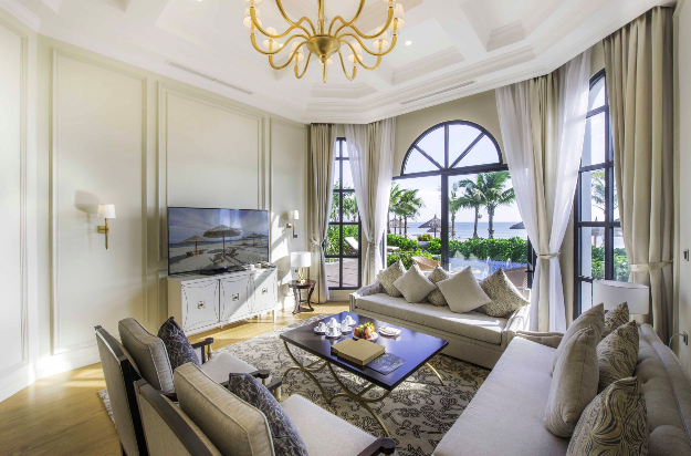 Phòng nghỉ dưỡng cao cấp của Vinpearl. Ảnh: VPL