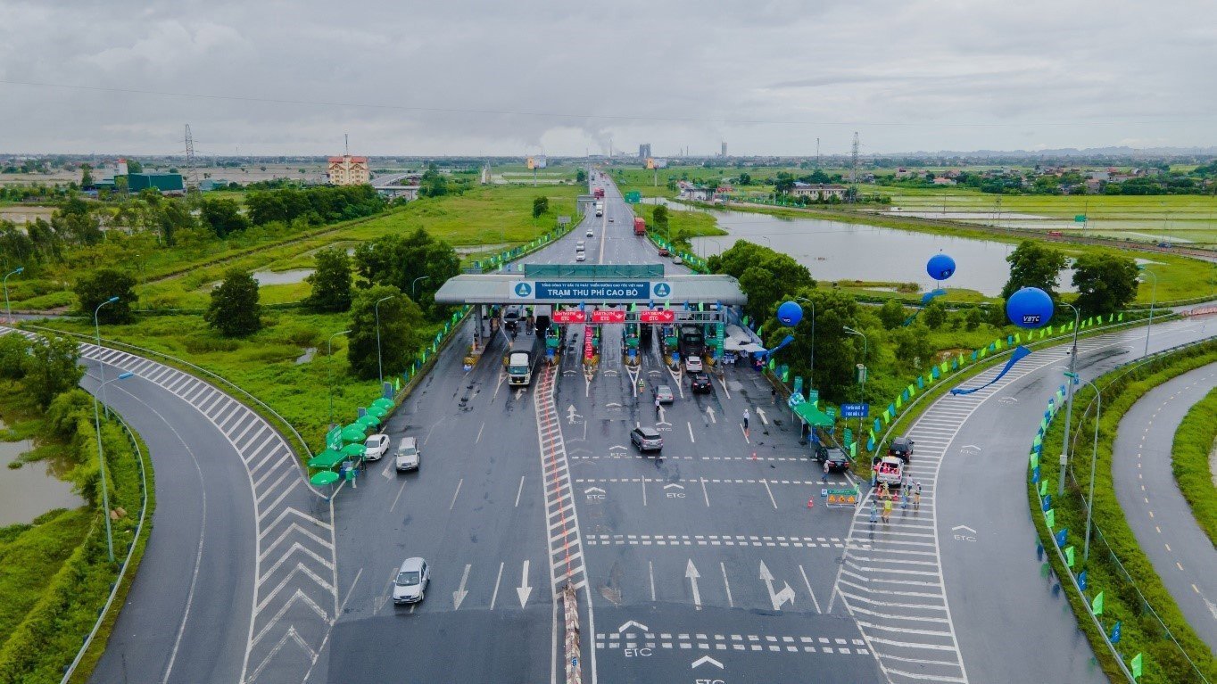 Thông tuyến VETC trạm Cao Bồ.