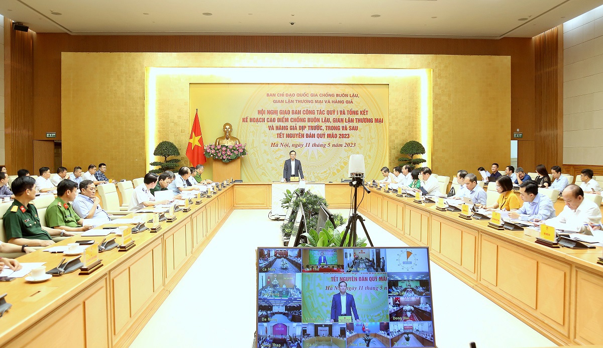 Ph&oacute; Thủ tướng Ch&iacute;nh phủ Trần Lưu Quang - Trưởng Ban Chỉ đạo 389 quốc gia chủ tr&igrave; Hội nghị.
