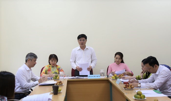 Ông Đỗ Văn Hải – Chủ tịch Công đoàn, Phó Tổng biên tập TCTC báo cáo kết quả nhiệm kỳ 2020-2025.