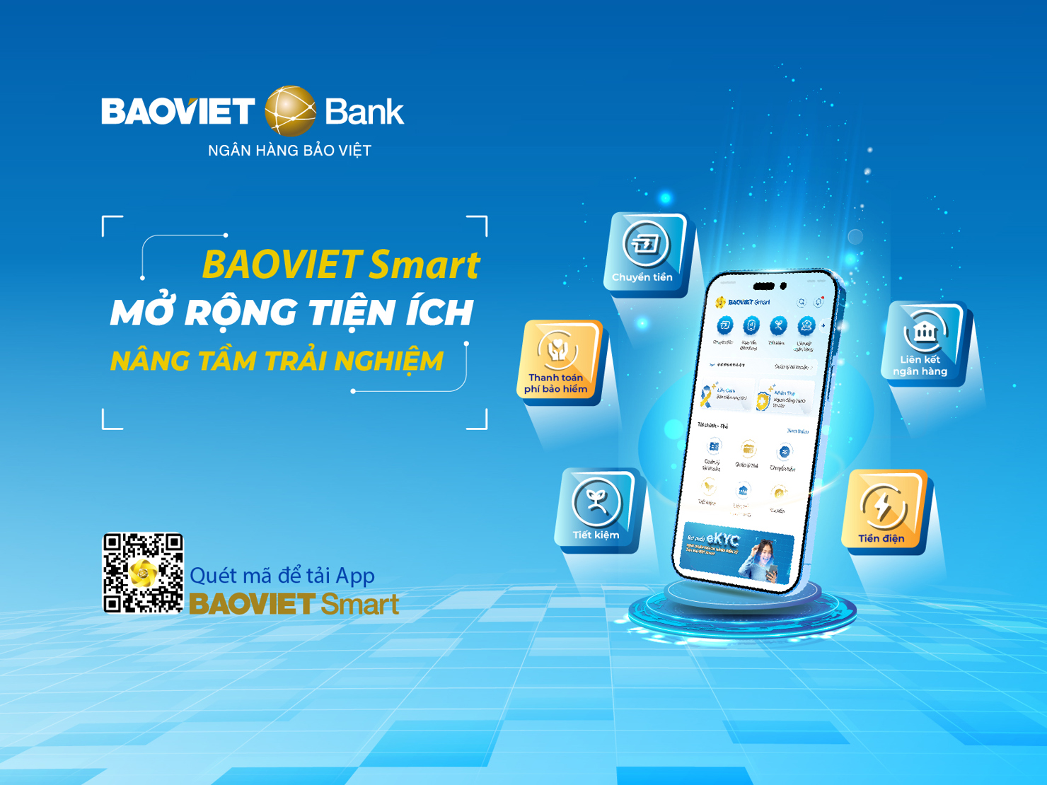 &nbsp;Ứng dụng BAOVIET Smart t&iacute;ch hợp nhiều t&iacute;nh năng, tiện &iacute;ch ưu việt đ&aacute;p ứng nhu cầu kh&aacute;ch h&agrave;ng.