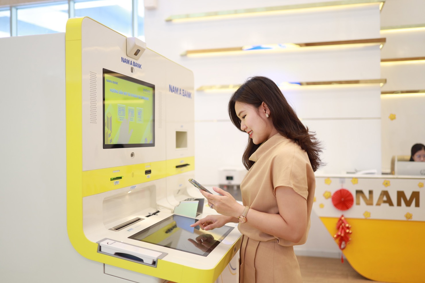 ONEBANK - một trong những điểm sáng về công nghệ của Nam A Bank. Ảnh: Nam A Bank.